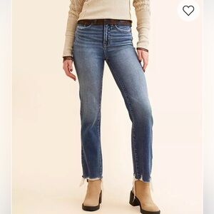 BKE “Billie” Cropped Straight Stretch Jean, 24